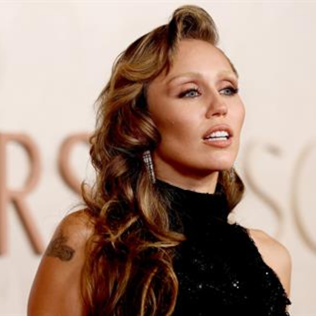 Oscars 2025 Miley Cyrus is Unrecognizable Without Eyebrows on Date